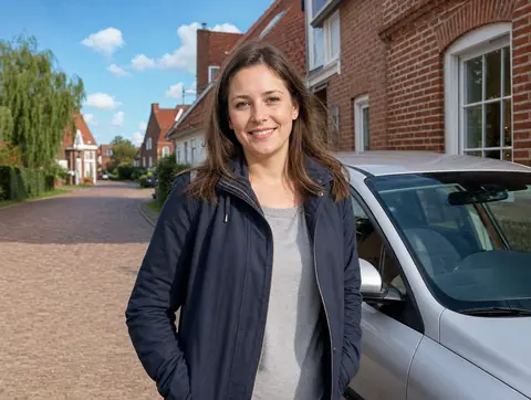 Verkäufer aus Konz mit dem verkauften Fahrzeug